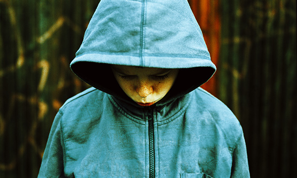 Unhappy youth