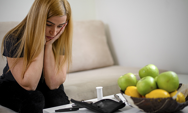 Diabetes distress is the term used to describe the emotional toll the condition and its management can have an an individual