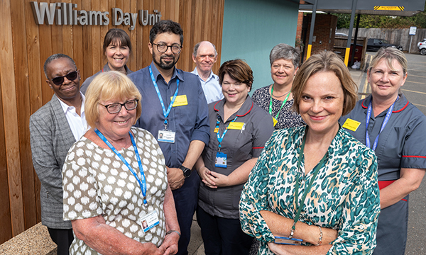 Emma Harnett (front right) and the One step at a Time team