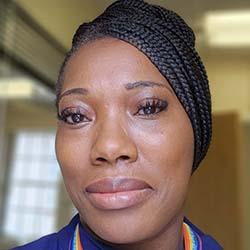 Close-up image of Julie Roye, RCN Nurse of the Year 2023