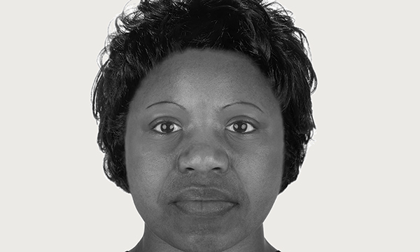 ‘St Helier woman’: depiction of an unidentified woman who died in St Helier Hospital in 2006&nbsp;