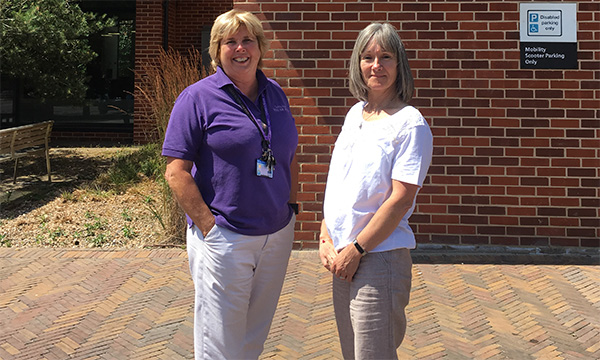 Cathy Ryan and Melinda Mortimer