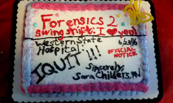 Resignation cake