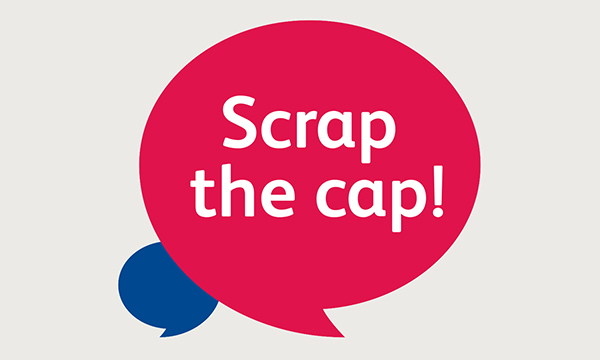 Scrap the Cap graphic