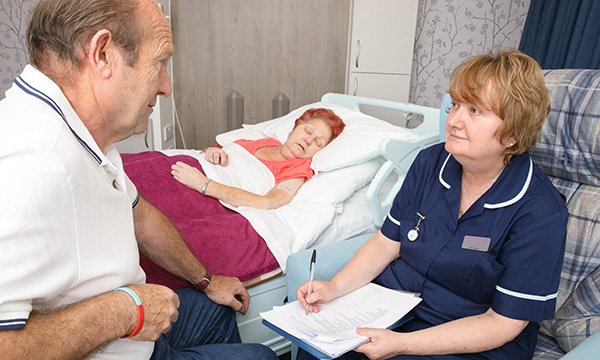 Conversation in a hospice