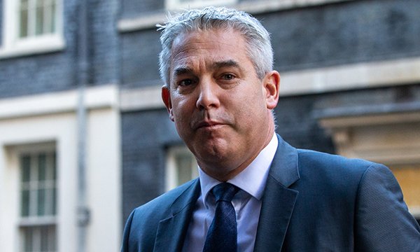England's health and social care secretary Steve Barclay in Downing Street