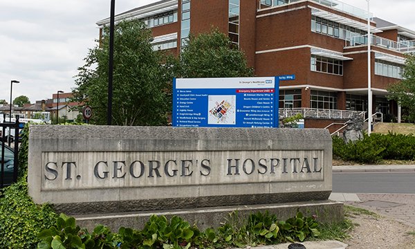 Two patient deaths following falls at St George’s Hospital in London have been linked to inadequate nurse staffing levels