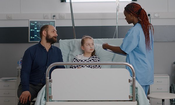 Children’s nursing: it is important it is to discuss a child’s condition with their parents and carers