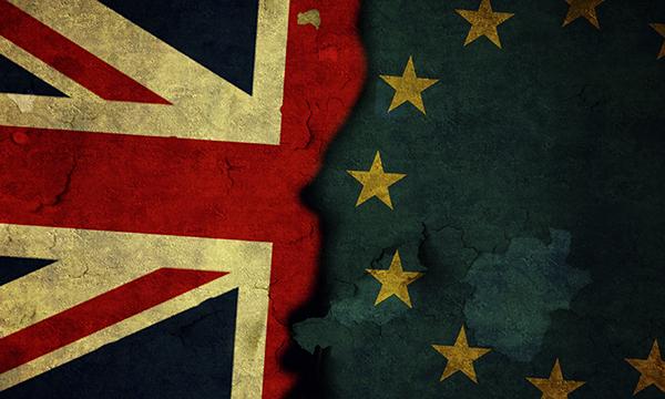 Union and EU flags