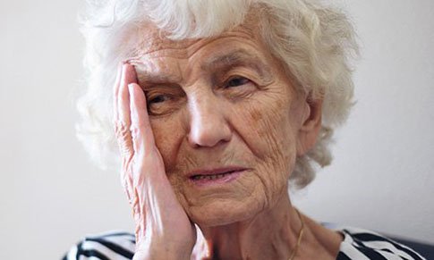 Senior in pain